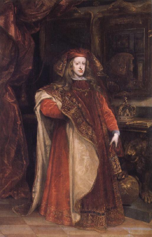 Miranda, Juan Carreno de Charles II As Grandmaster ofthe Golden Fleece oil painting image